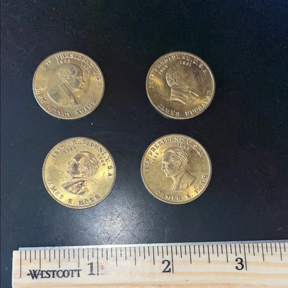 Gold Presidential Commemorative Coins Set